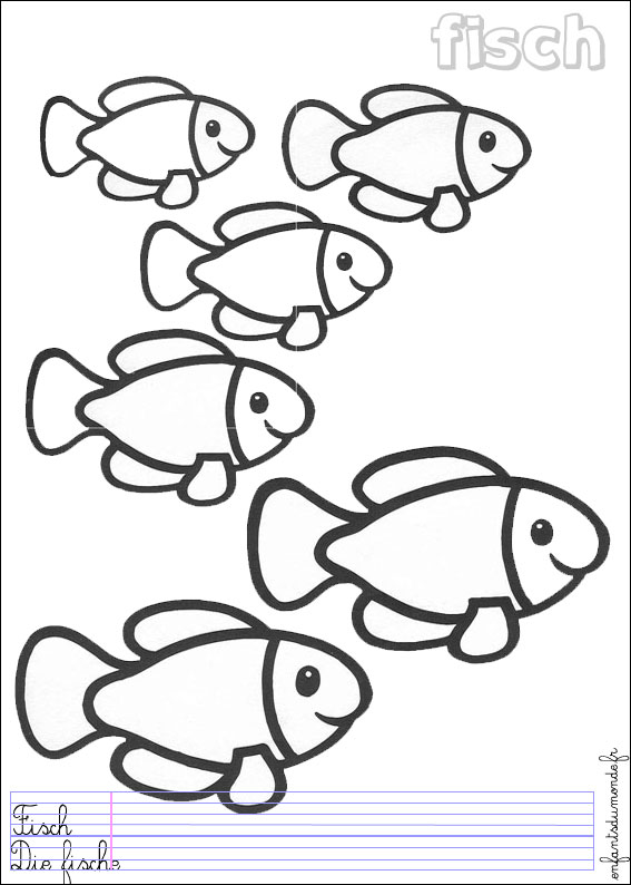 coloriage poisson 1